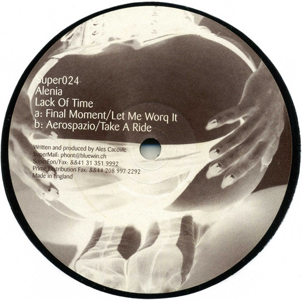 Alenia - Lack Of Time (12")