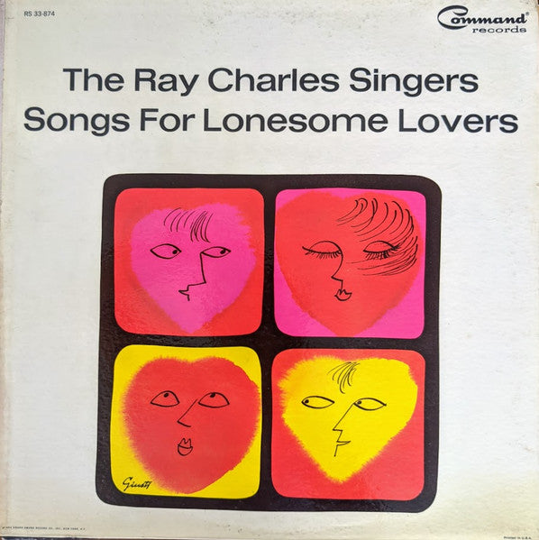 The Ray Charles Singers - Songs For Lonesome Lovers (LP, Album, Mono, Club, Gat)