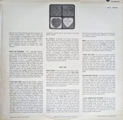 The Ray Charles Singers - Songs For Lonesome Lovers (LP, Album, Mono, Club, Gat)
