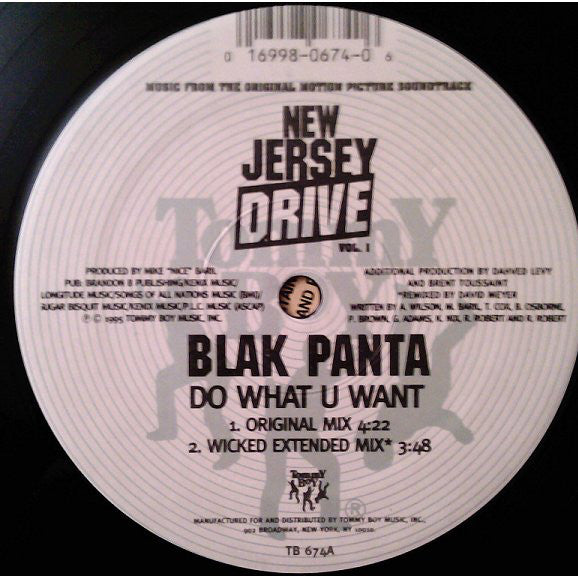 Blak Panta : Do What U Want (12")