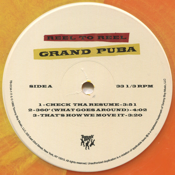 Grand Puba - Reel To Reel (Album, Ltd + LP, Ora + LP, Blu)