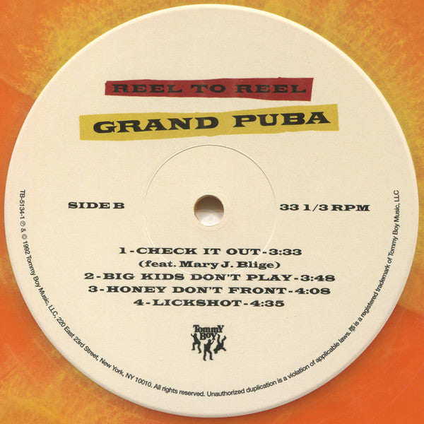 Grand Puba - Reel To Reel (Album, Ltd + LP, Ora + LP, Blu)