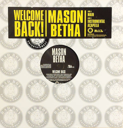 Mason Betha - Welcome Back (12")