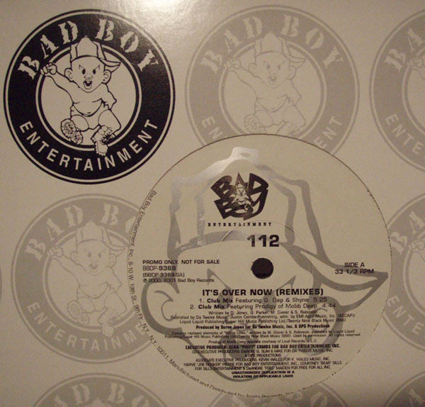 112 - It's Over Now (Remixes) (12", Promo)