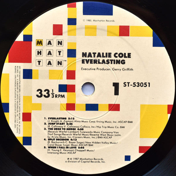 Natalie Cole : Everlasting (LP, Album, Spe)