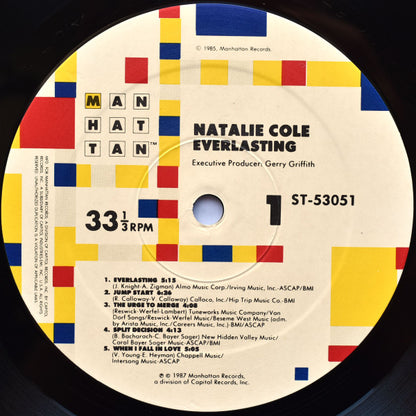 Natalie Cole : Everlasting (LP, Album, Spe)