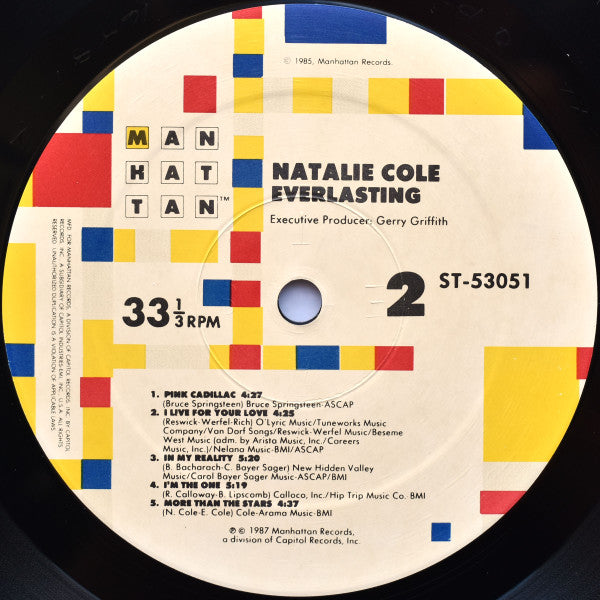 Natalie Cole : Everlasting (LP, Album, Spe)
