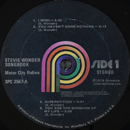 Motor City Rollers : Stevie Wonder Songbook (LP)