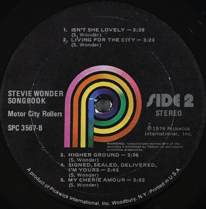 Motor City Rollers : Stevie Wonder Songbook (LP)