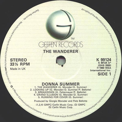 Donna Summer : The Wanderer (LP, Album)