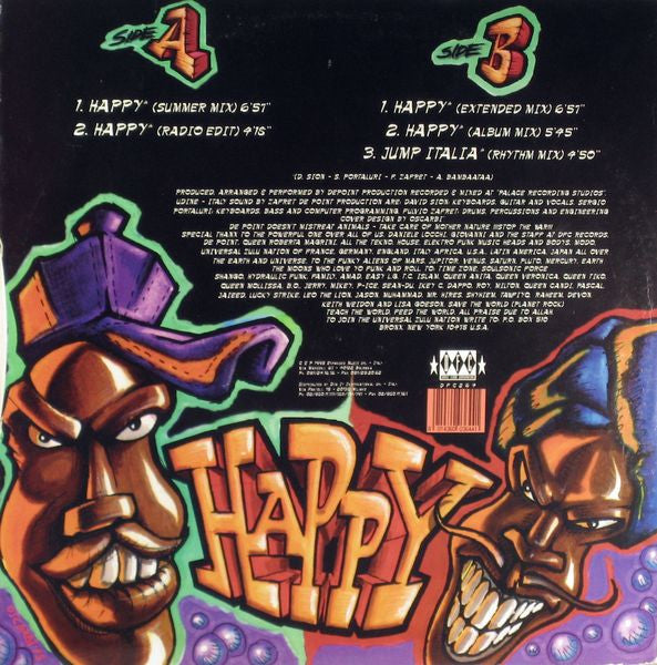 Afrika Bambaataa Presents: Khayan, The New World Power* : Happy (12")