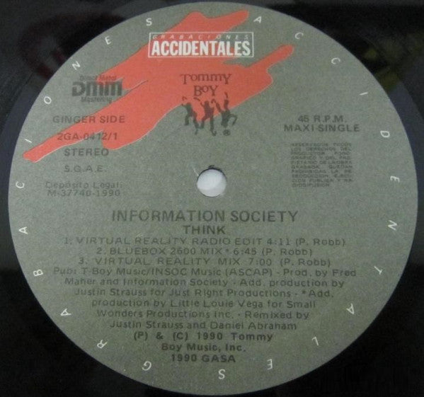 Information Society - Think (12", Maxi)