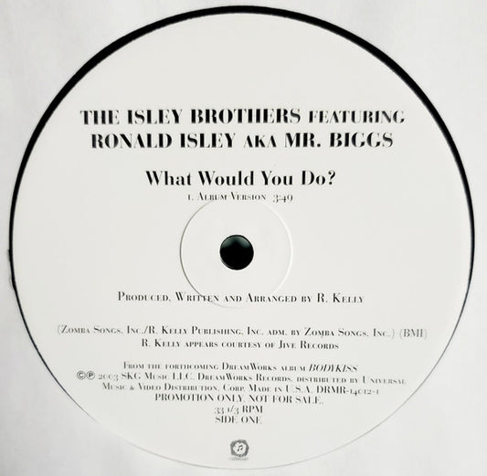 The Isley Brothers Featuring Ronald Isley A.K.A. Mr. Biggs  - What Would You Do? (12", Promo)