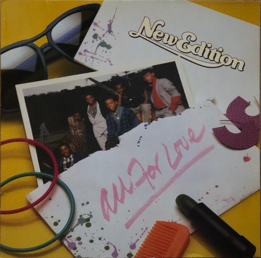 New Edition : All For Love (LP, Album)