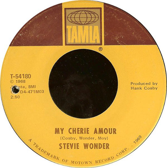 Stevie Wonder - My Cherie Amour / Don't Know Why I Love You (7", Single)