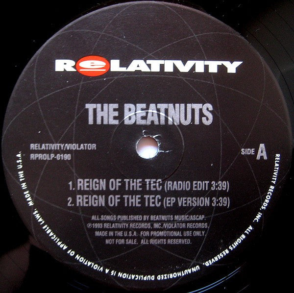The Beatnuts : Reign Of The Tec (12", Promo)
