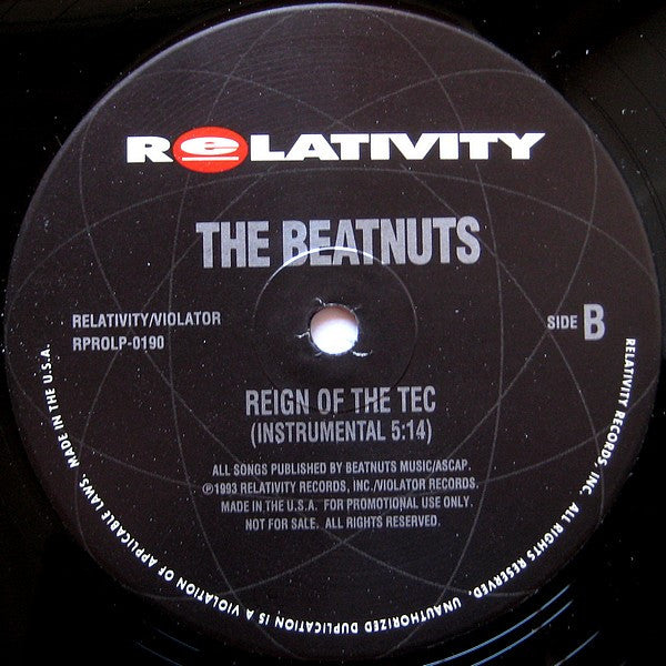 The Beatnuts : Reign Of The Tec (12", Promo)
