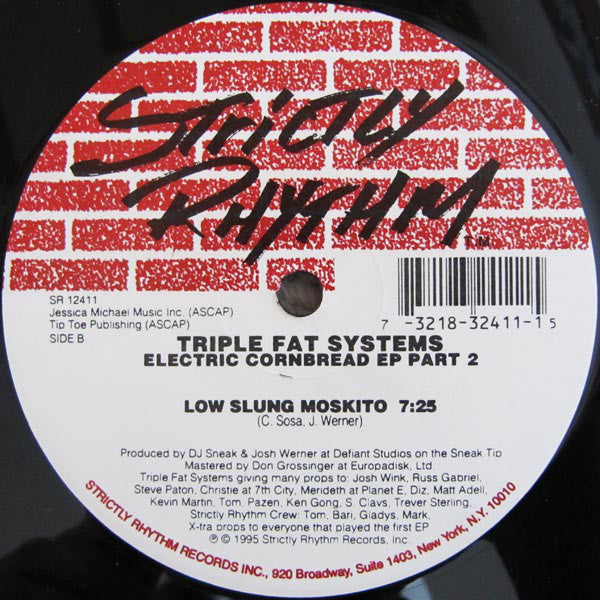 Triple Fat Systems : Electric Cornbread EP Part 2 (12", EP)