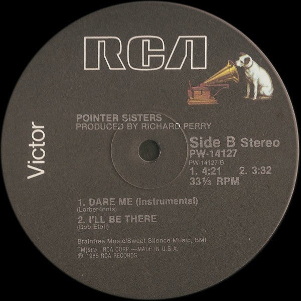 Pointer Sisters - Dare Me (Special Extended Single) (12", Single)