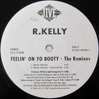 R. Kelly - Feelin' On Yo Booty - The Remixes (12")