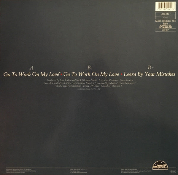 Tina Charles : Go To Work On My Love (12", Maxi)