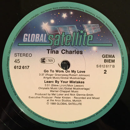 Tina Charles : Go To Work On My Love (12", Maxi)