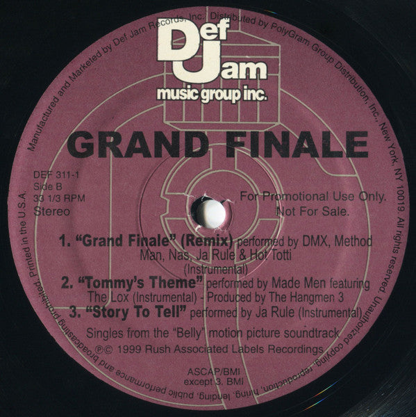 Various : Grand Finale (12", Promo)
