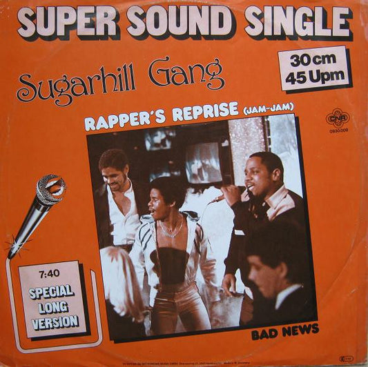 Sugarhill Gang : Rapper's Reprise (Jam Jam) (12", Sup)