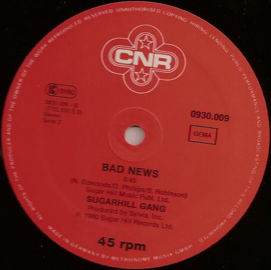Sugarhill Gang : Rapper's Reprise (Jam Jam) (12", Sup)