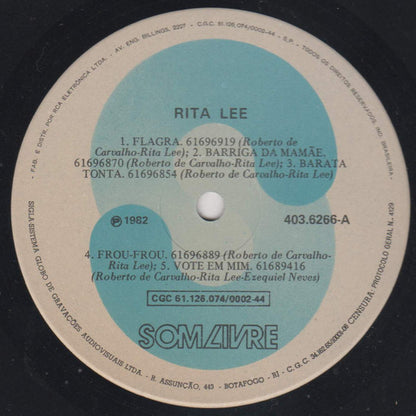 Rita Lee & Roberto De Carvalho* - Rita Lee - Roberto De Carvalho (LP, Album)