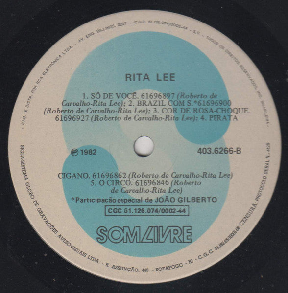 Rita Lee & Roberto De Carvalho* - Rita Lee - Roberto De Carvalho (LP, Album)