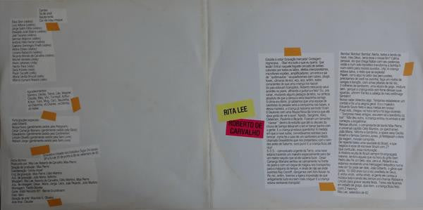Rita Lee & Roberto De Carvalho* - Rita Lee - Roberto De Carvalho (LP, Album)