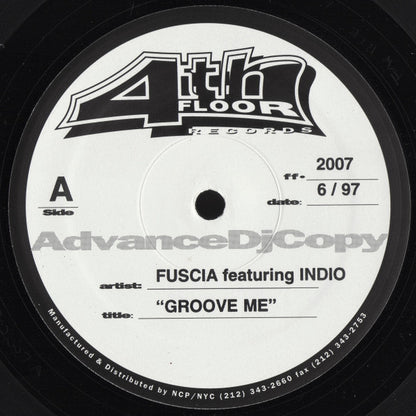 Fuscia Featuring Indio (3) : Groove Me (12", Promo)