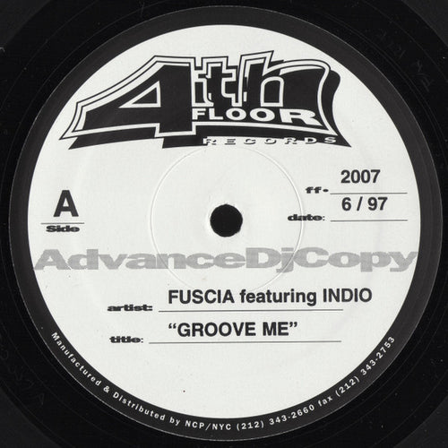 Fuscia Featuring Indio (3) : Groove Me (12", Promo)