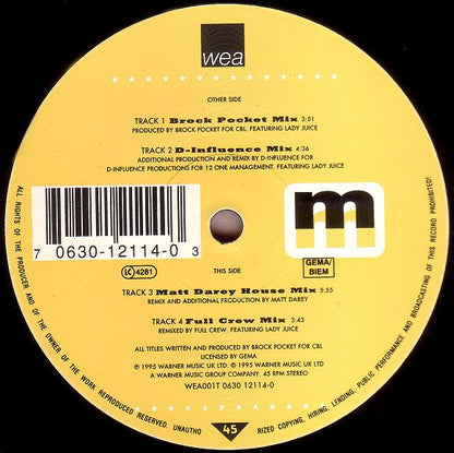 Mark Morrison : Let's Get Down (12")