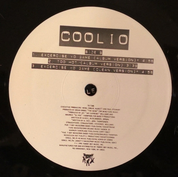 Coolio : Too Hot (12", Maxi)