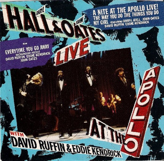 Daryl Hall & John Oates : A Nite At The Apollo Live! (7", Styrene, Ind)