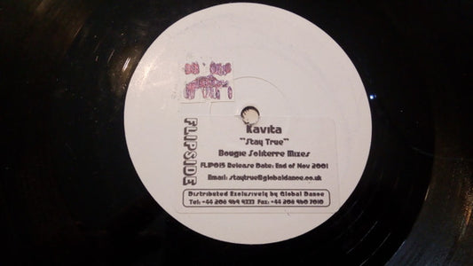 Kavita (11) : Stay True (Bougie Soliterre Mixes) (12", W/Lbl, Sti)