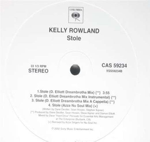 Kelly Rowland - Stole (12", Promo)