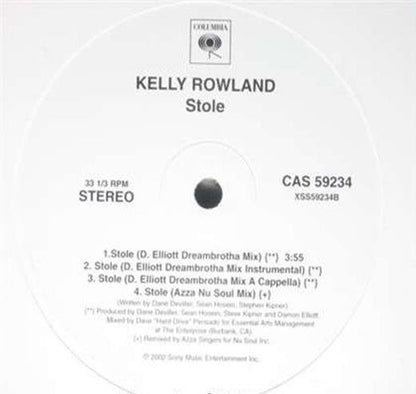 Kelly Rowland - Stole (12", Promo)