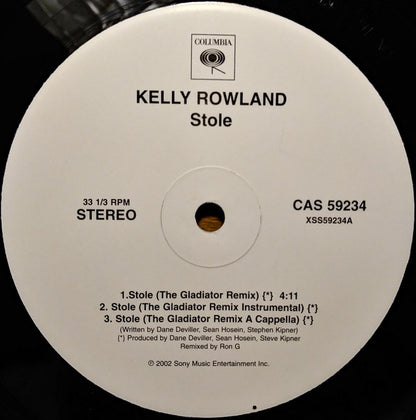 Kelly Rowland - Stole (12", Promo)