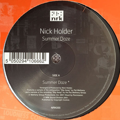 Nick Holder - Summer Daze (12")