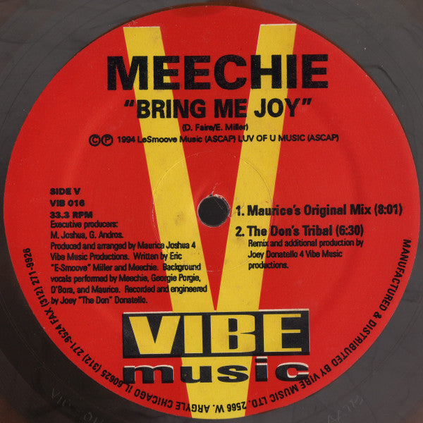 Meechie - Bring Me Joy (2x12", Ltd, Gol)