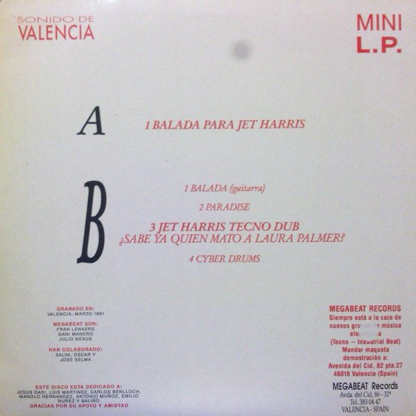 Megabeat 5* - Balada Para Jet Harris (12", MiniAlbum)