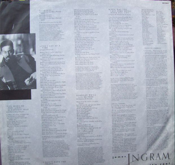 James Ingram : It's Real (LP, Album)