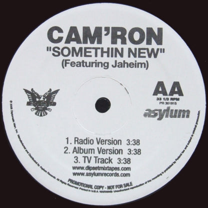 Cam'ron - Girls Cash Cars / Somethin New (12", Single, Promo)