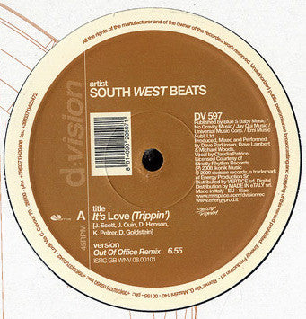 South West Beats - It's Love (Trippin') (12")