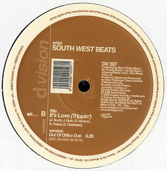 South West Beats - It's Love (Trippin') (12")