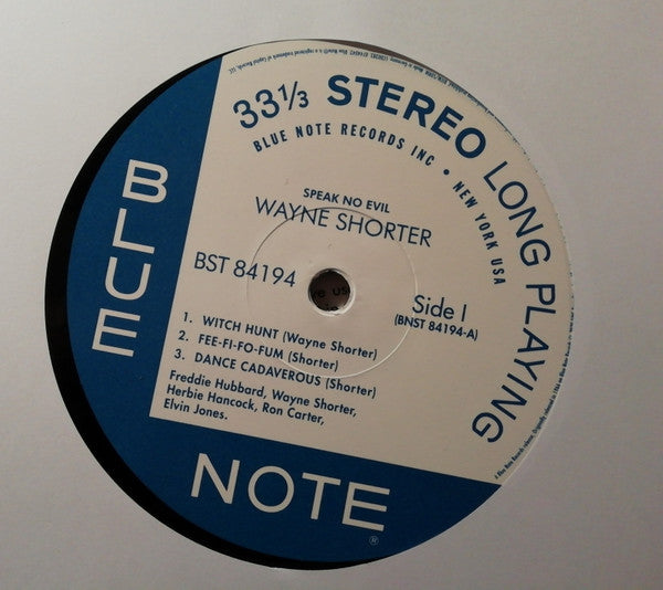 Wayne Shorter - Speak No Evil (LP, Album, RE, 180)