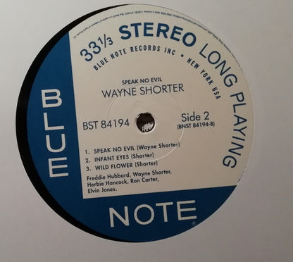 Wayne Shorter - Speak No Evil (LP, Album, RE, 180)